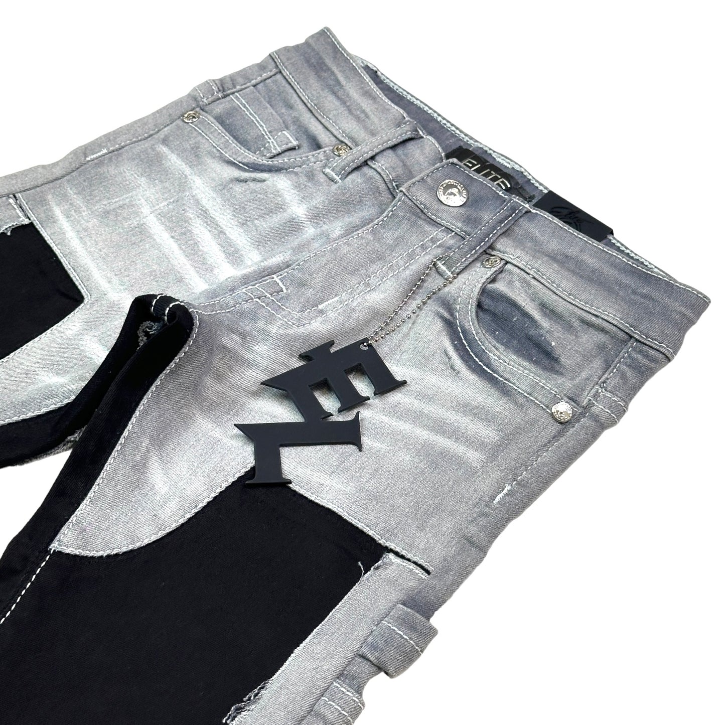 Work Premium Kids Straight Jeans Grey