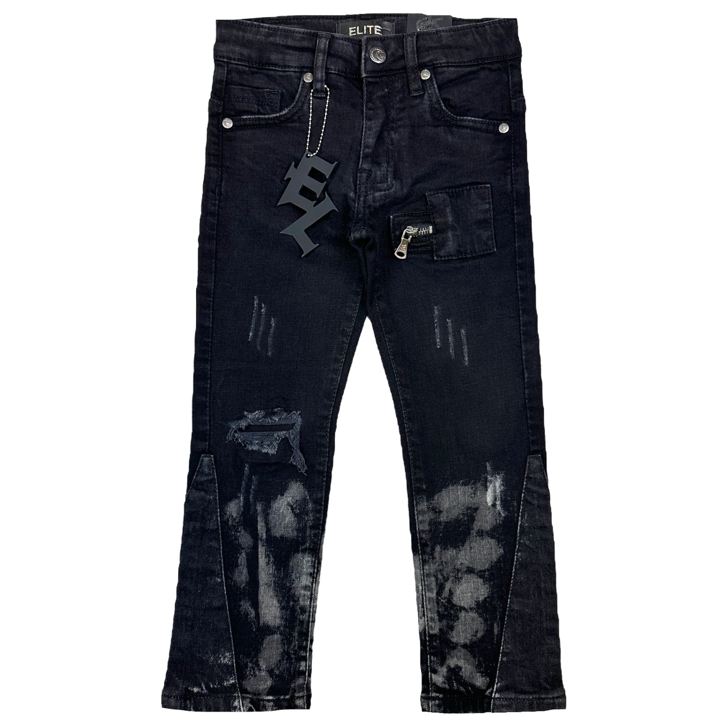 Vector Premium Kids Straight Jeans Black