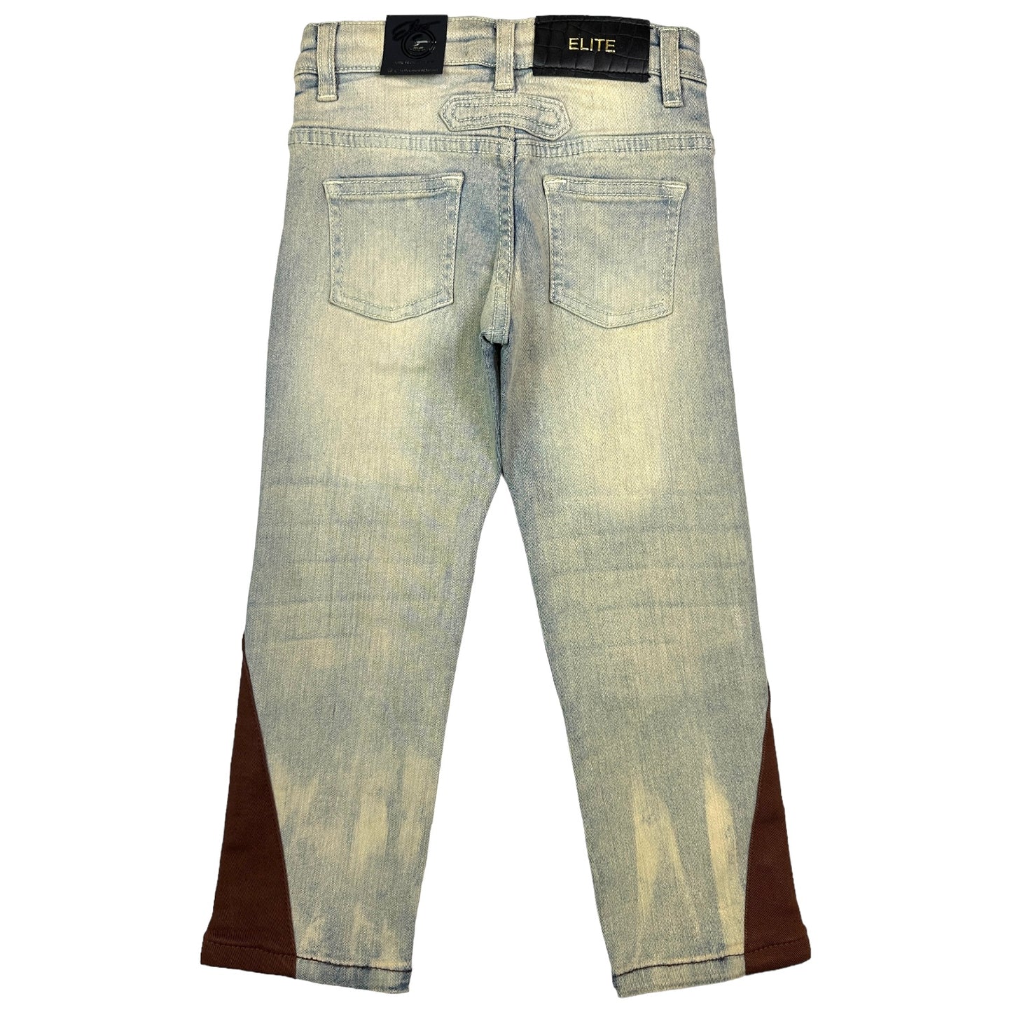 Vector Premium Kids Straight Jeans Mocha