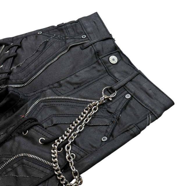 Ninja Black Wax Kids Denim Jeans