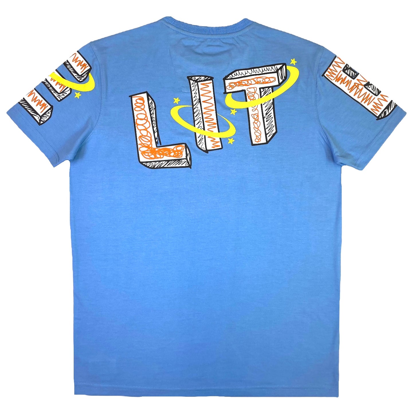 Lit Back Graphic Premium Mens Tee