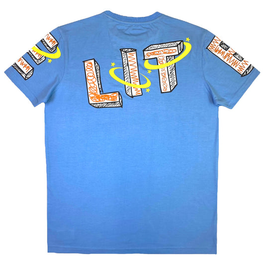 Lit Back Graphic Premium Mens Tee