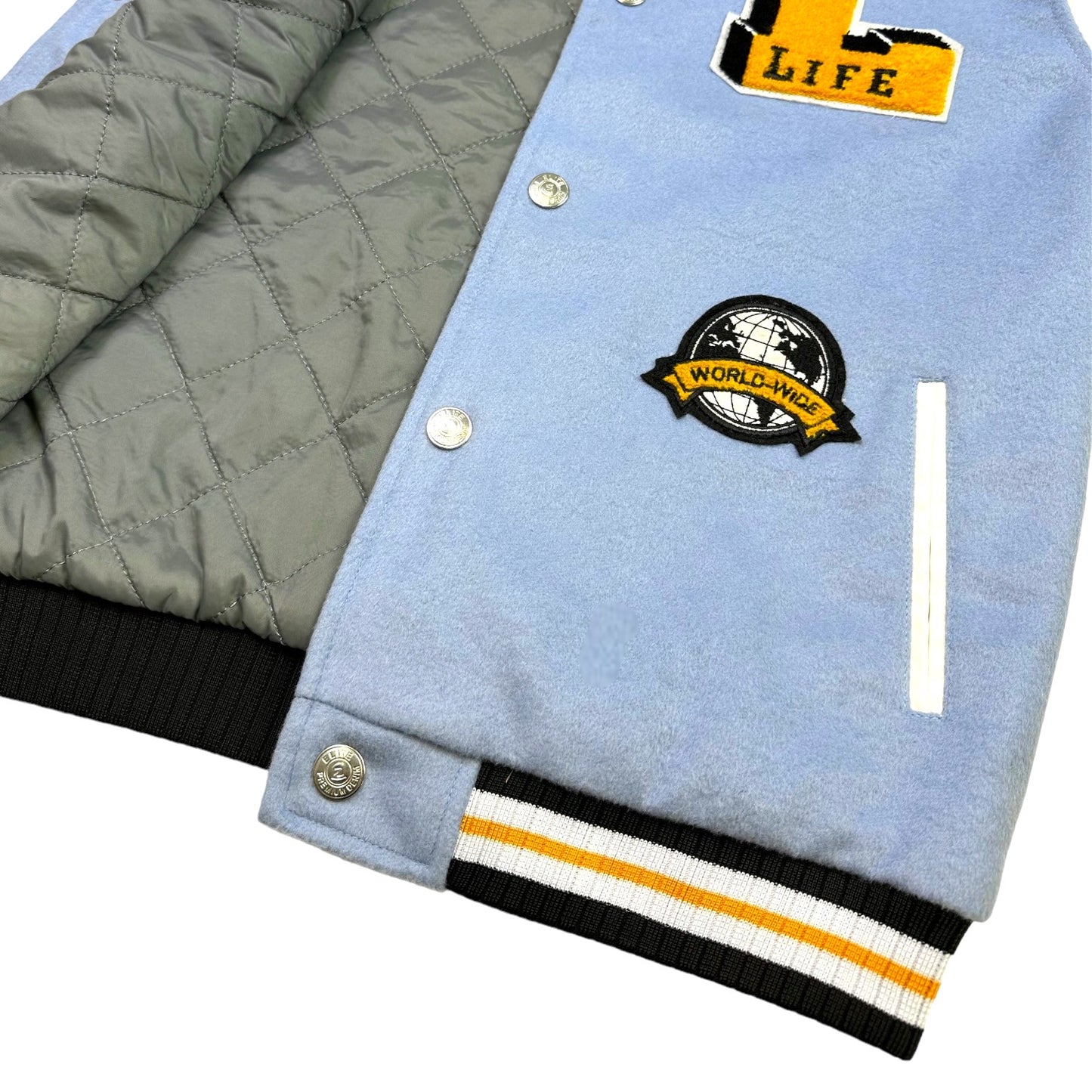 EL Premium Mens Varsity Jacket UNC