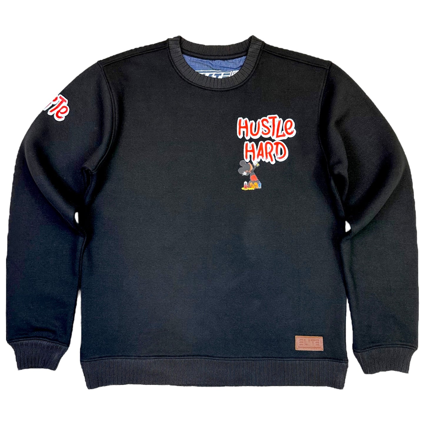 Hustle Hard Premium Men's Sweatshirt Black