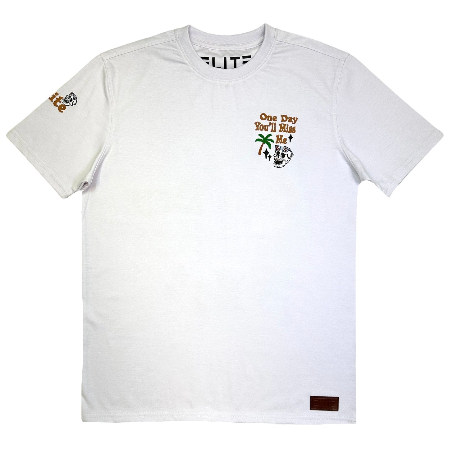 Miss Me Premium Mens Tee White