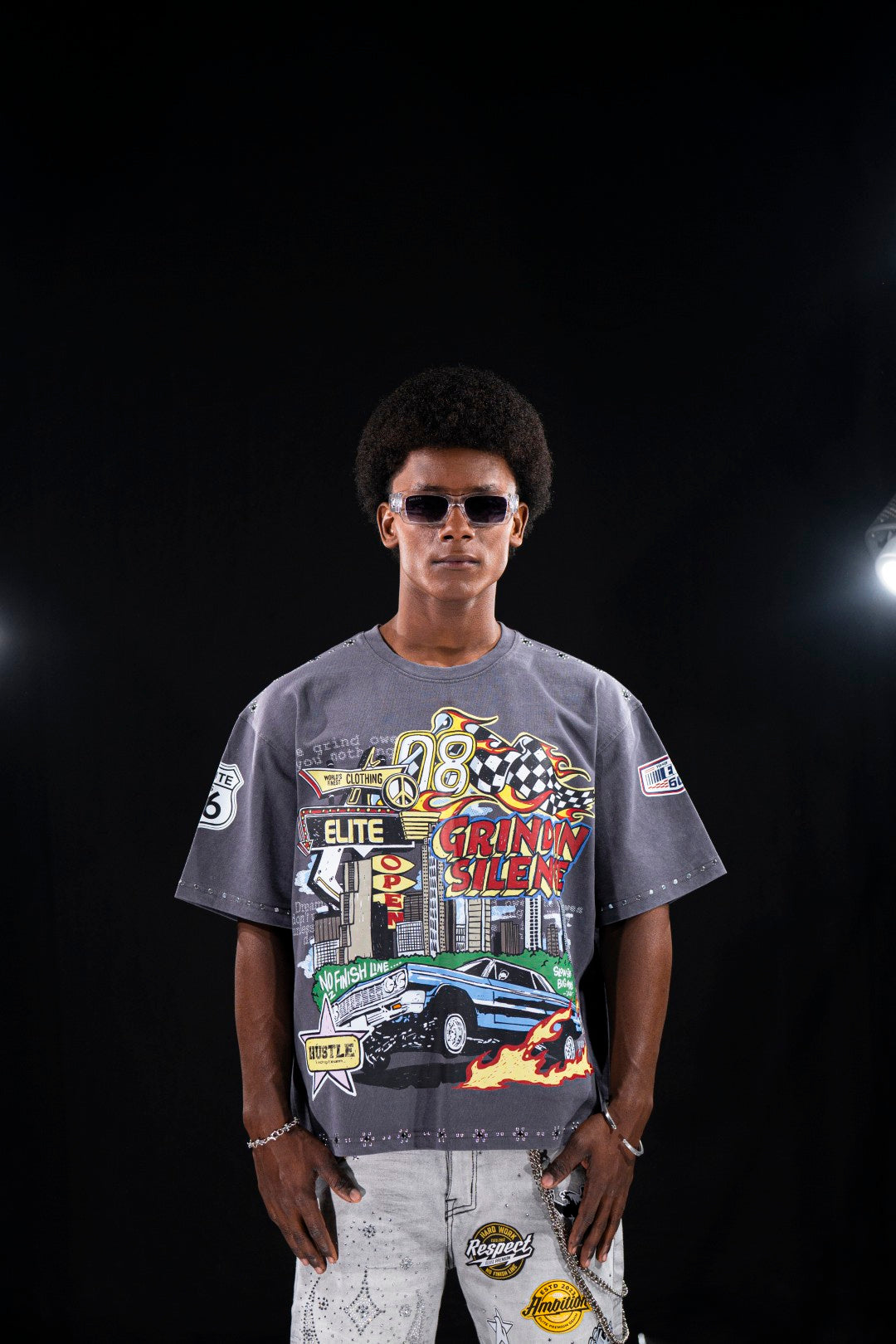 Mayhem Premium Mens Tee Grey
