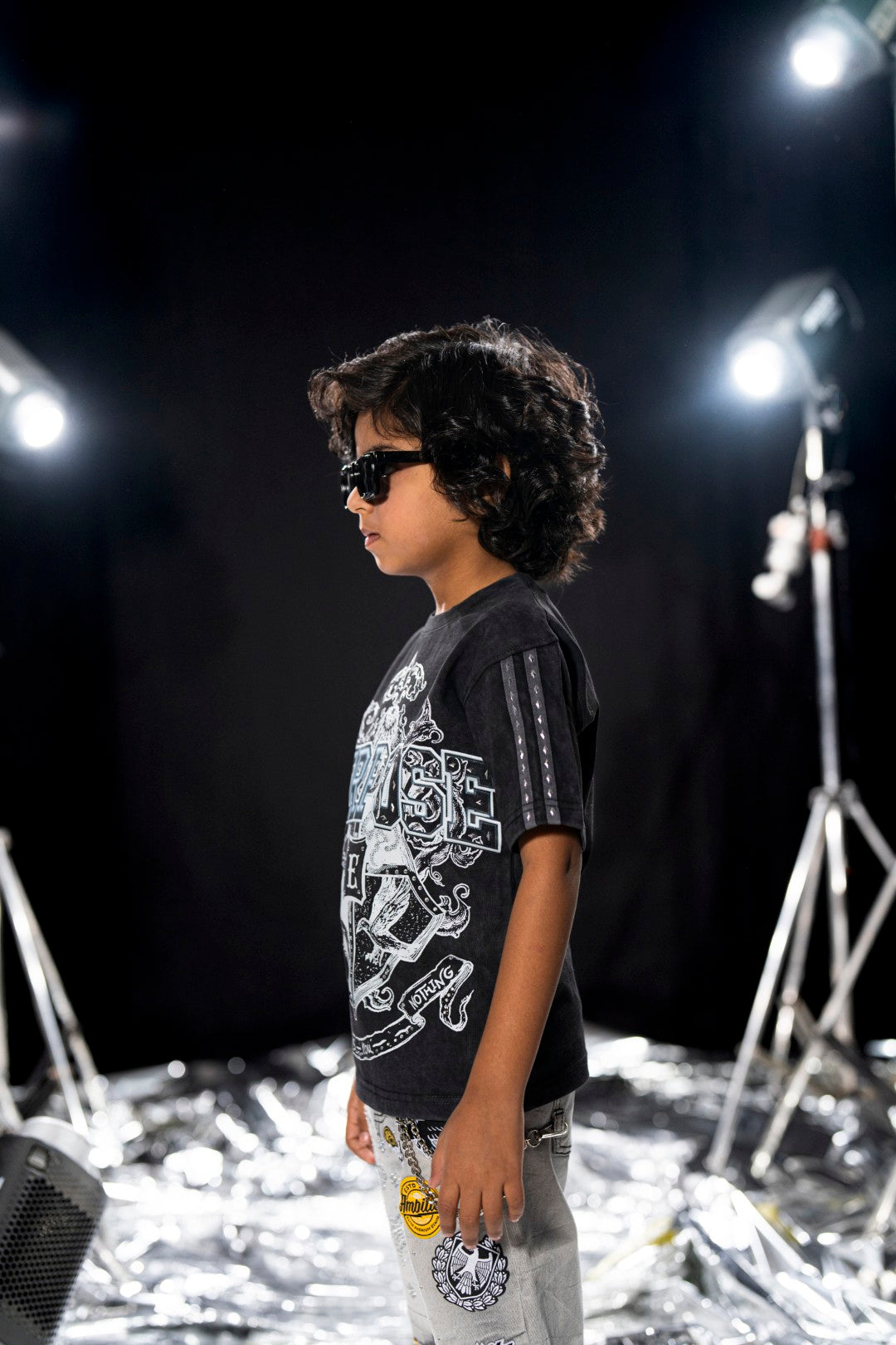 Purpose Black Kids Tee