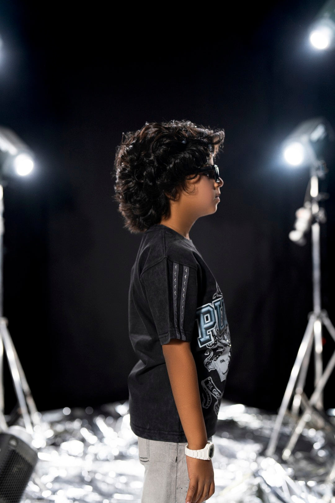 Purpose Black Kids Tee