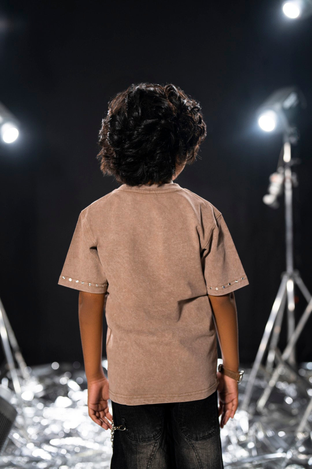 LEGEND Studded Brown Kids Tee