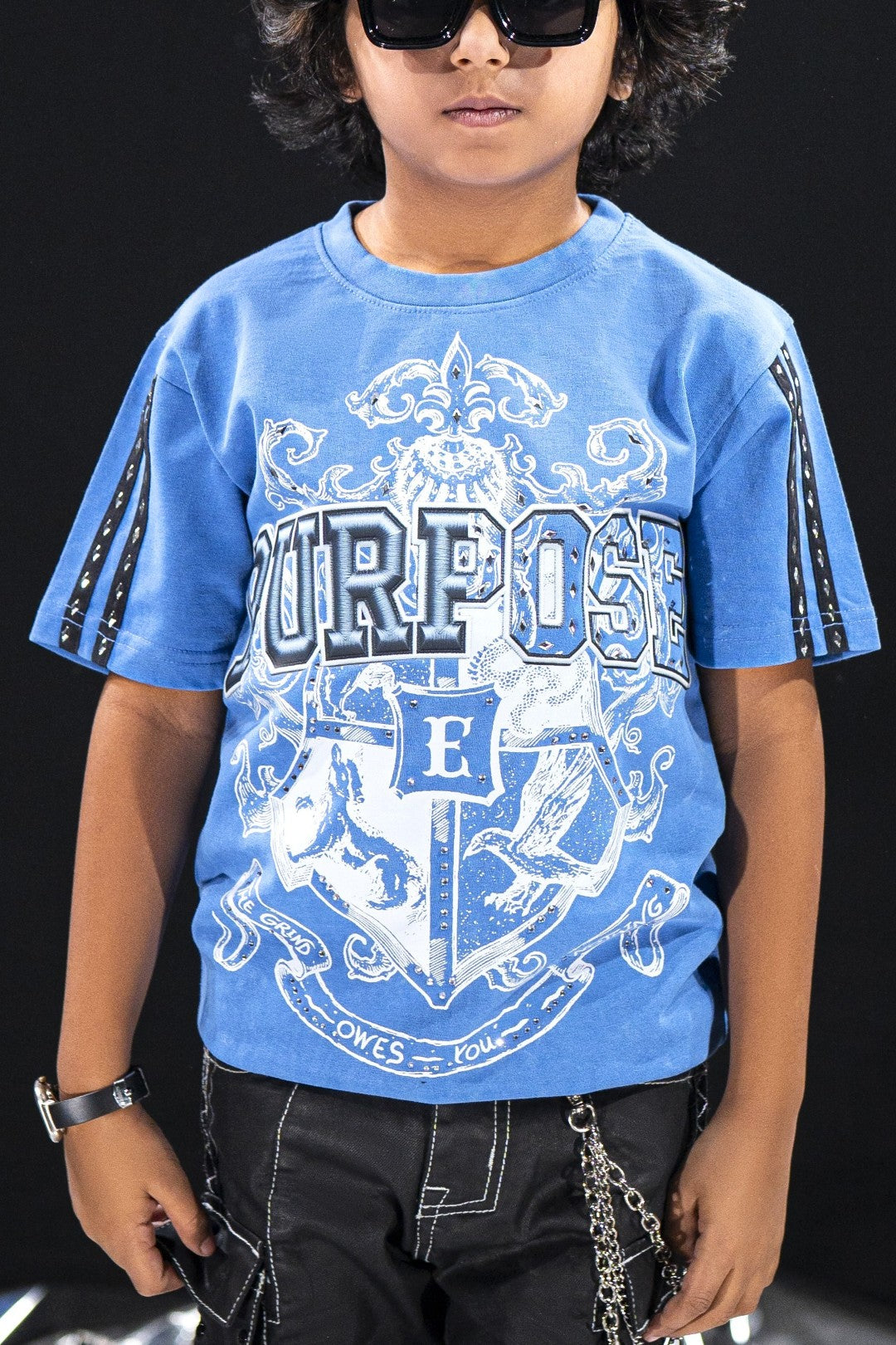 Purpose Blue Kids Tee