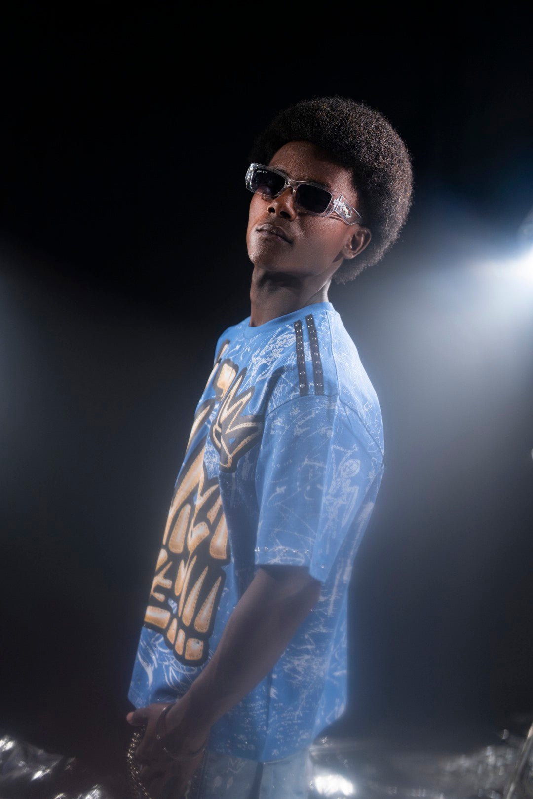 No Finish Line Blue Premium Mens Tee