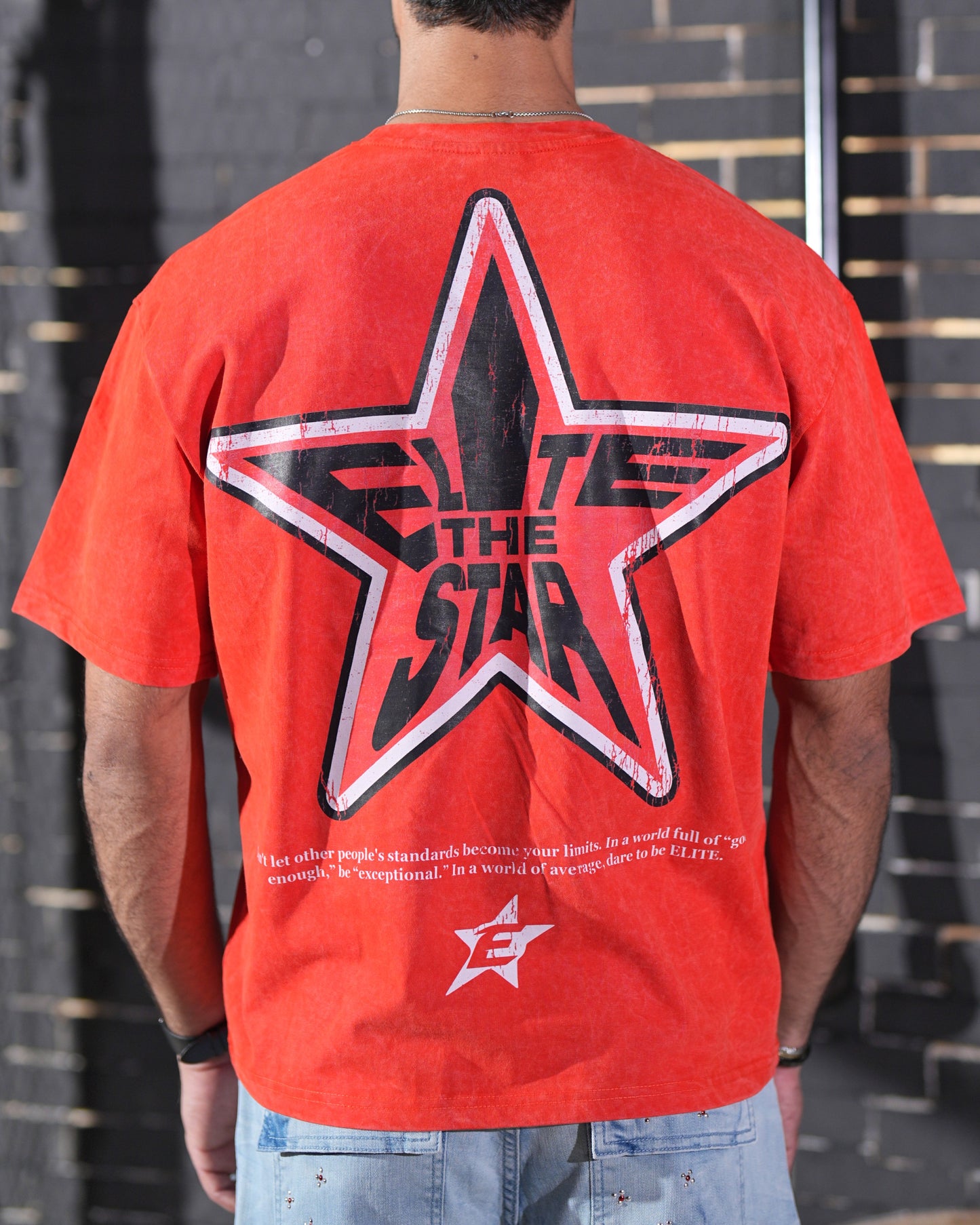 Winners Premium Embellished Mens Tee Red