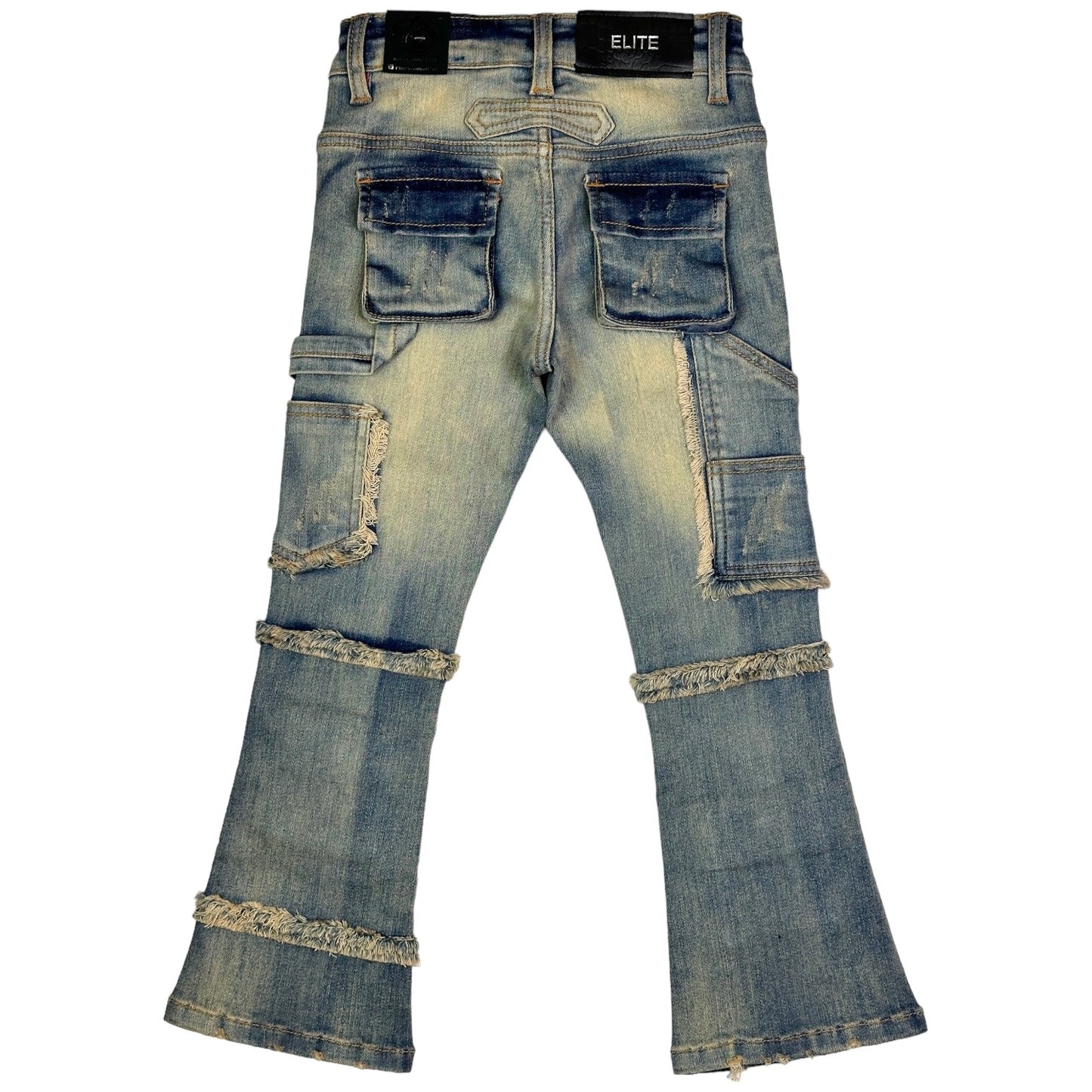 Rust Utility Premium Kids Stack Jeans