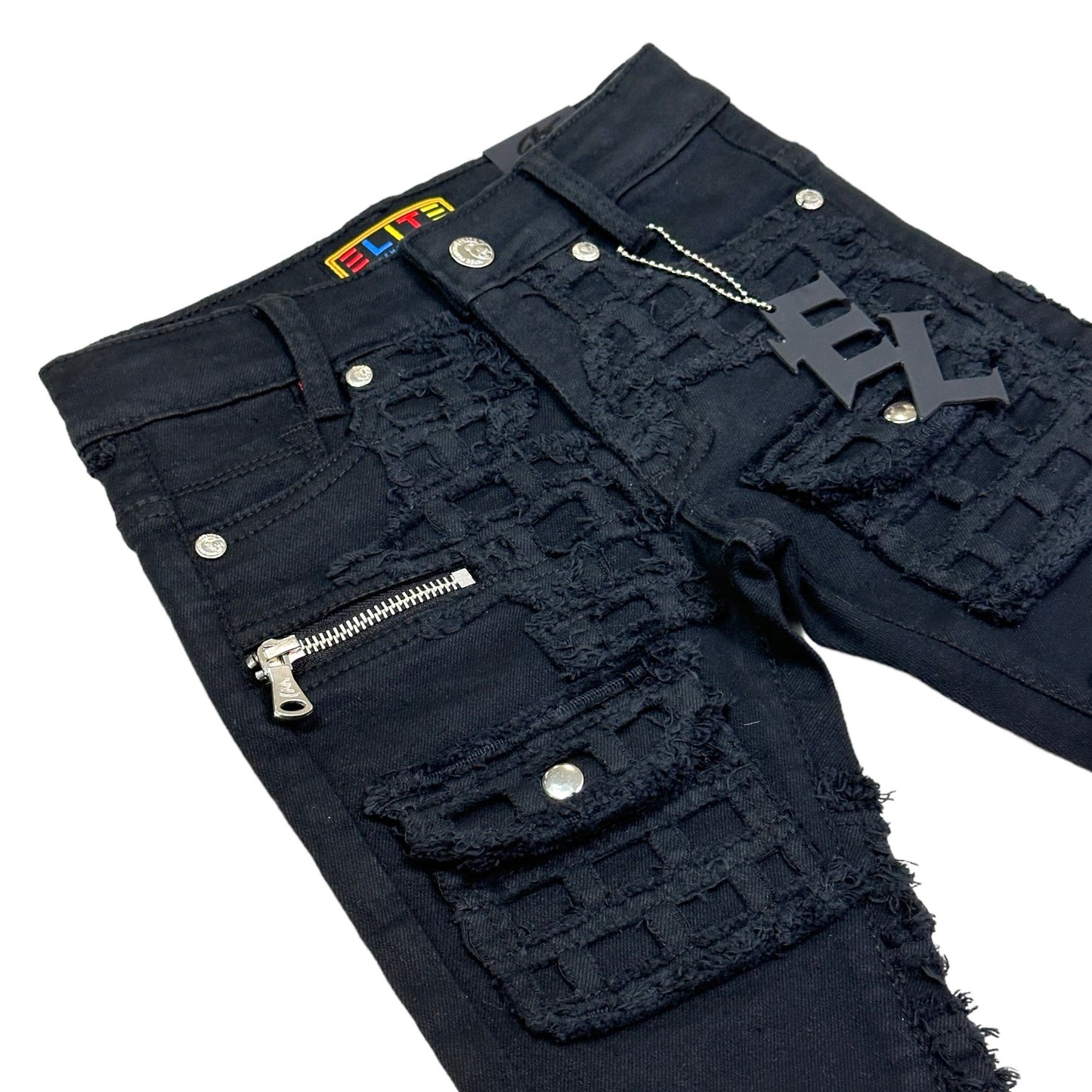 Night Utility Premium Kids Stack Jeans