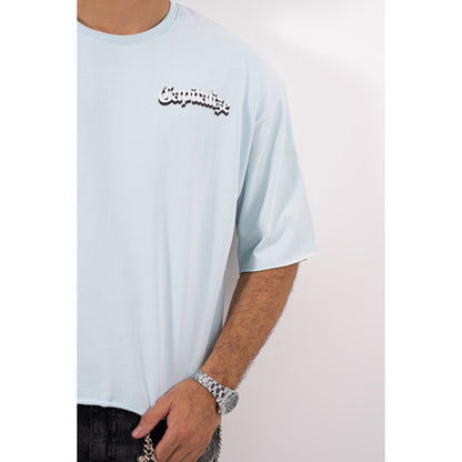 CAPITALIZE Cropped Oversized Washed Premium Mens Tee