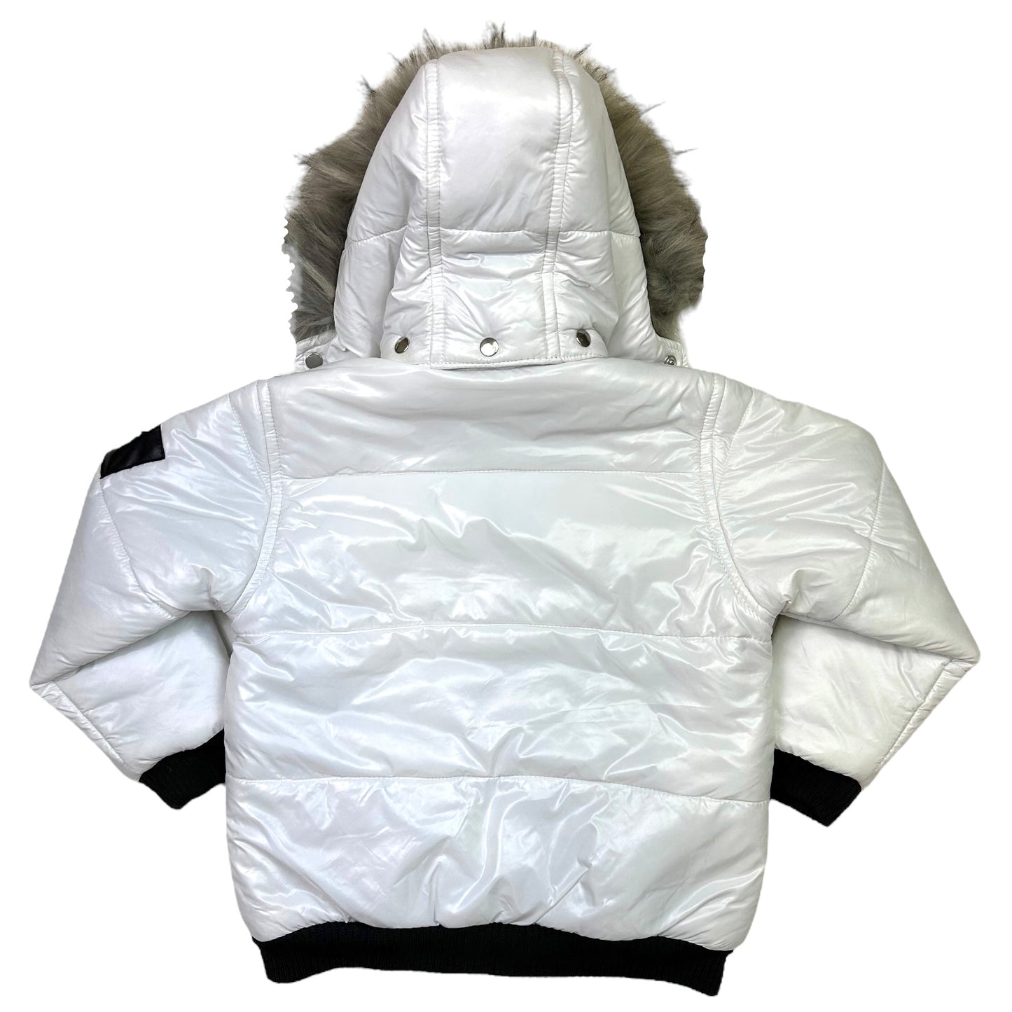 Frost White Premium Kids Puffer Jacket