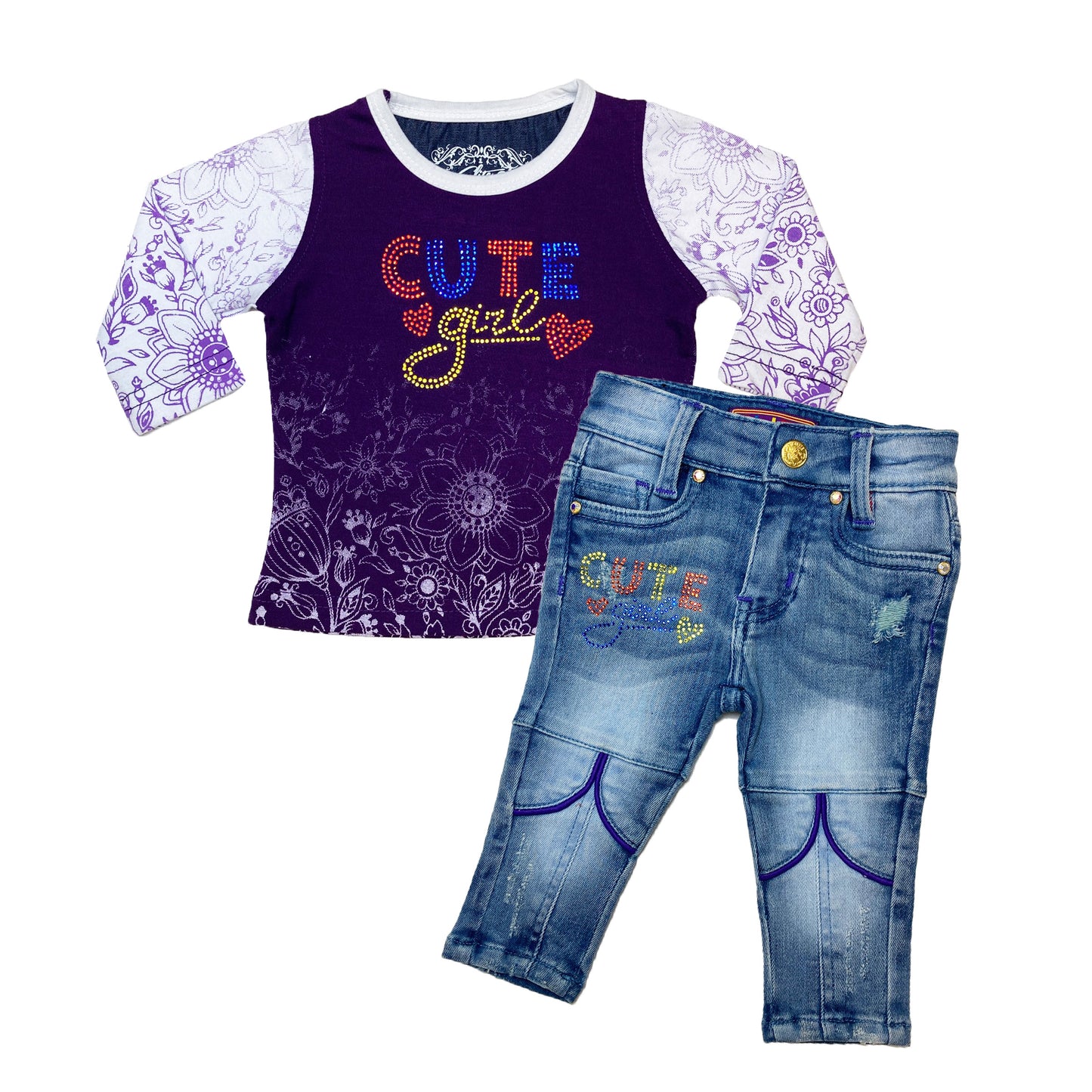 Cute Girl Infant Girls Jeans P