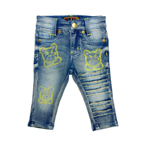 Elite Yellow Infant Boys Jeans
