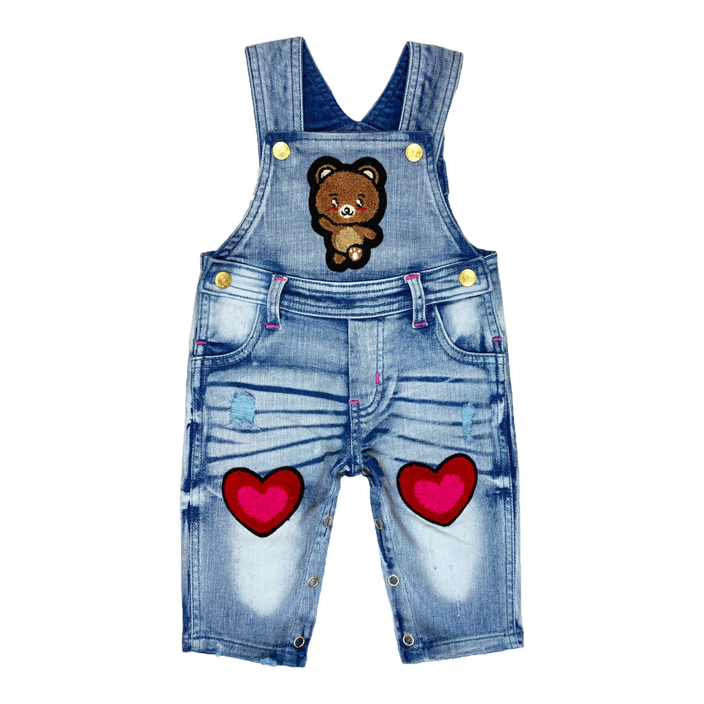 Bear Infant Girls Cover-all Blue