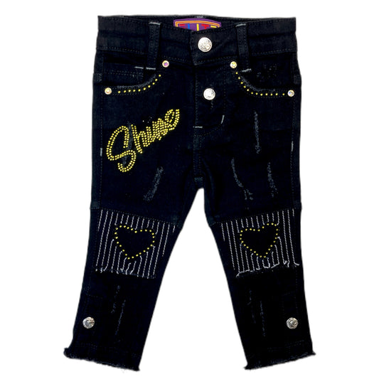 Tiara Premium Infant Girls Stone Jeans