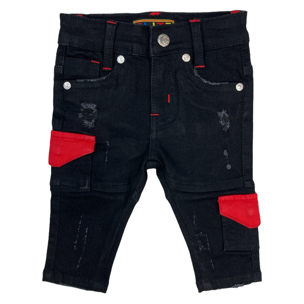 Cool Premium Infant Boys Jeans Black