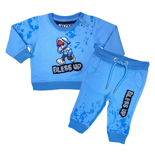 Bless Up Infant Boys Premium Jogger Set