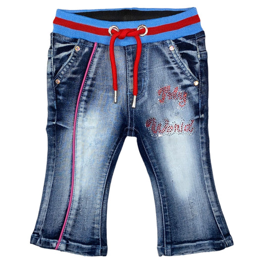 World Premium Infant Girls Stone Jeans