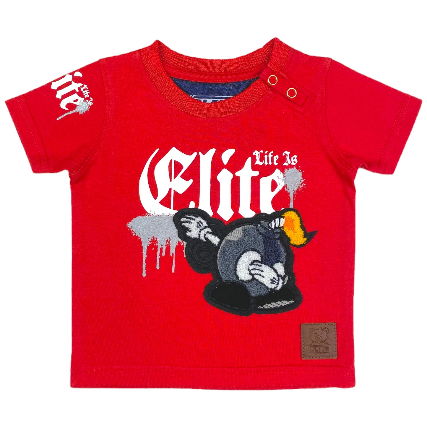 Da Bomb Premium Infant Boys Tee Red