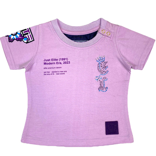 Era Premium Infant Girls Stone Tee Lavender