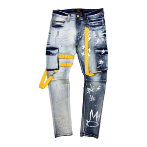 Sun Ray Men's Premium Cargo Jeans - Elite Premium Denim