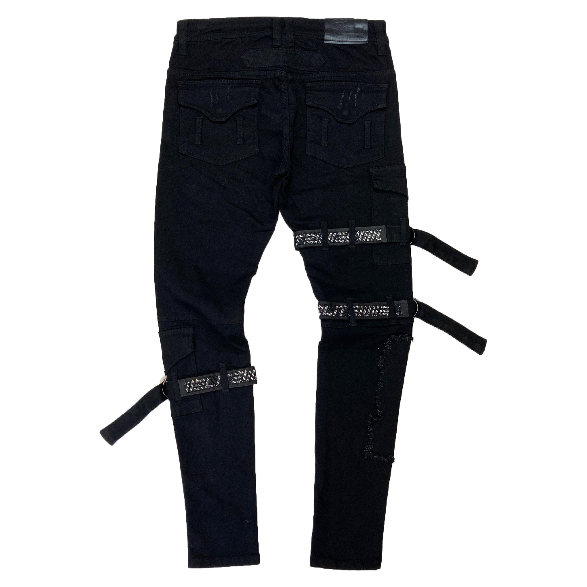 Black Skull Premium Men's Skinny Jeans
