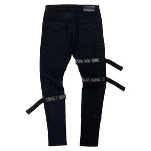 Black Skull Premium Men's Skinny Jeans