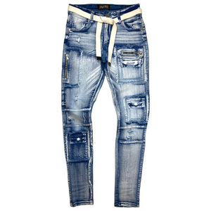 Four Pocket Premium Men's Skinny Jeans Blue