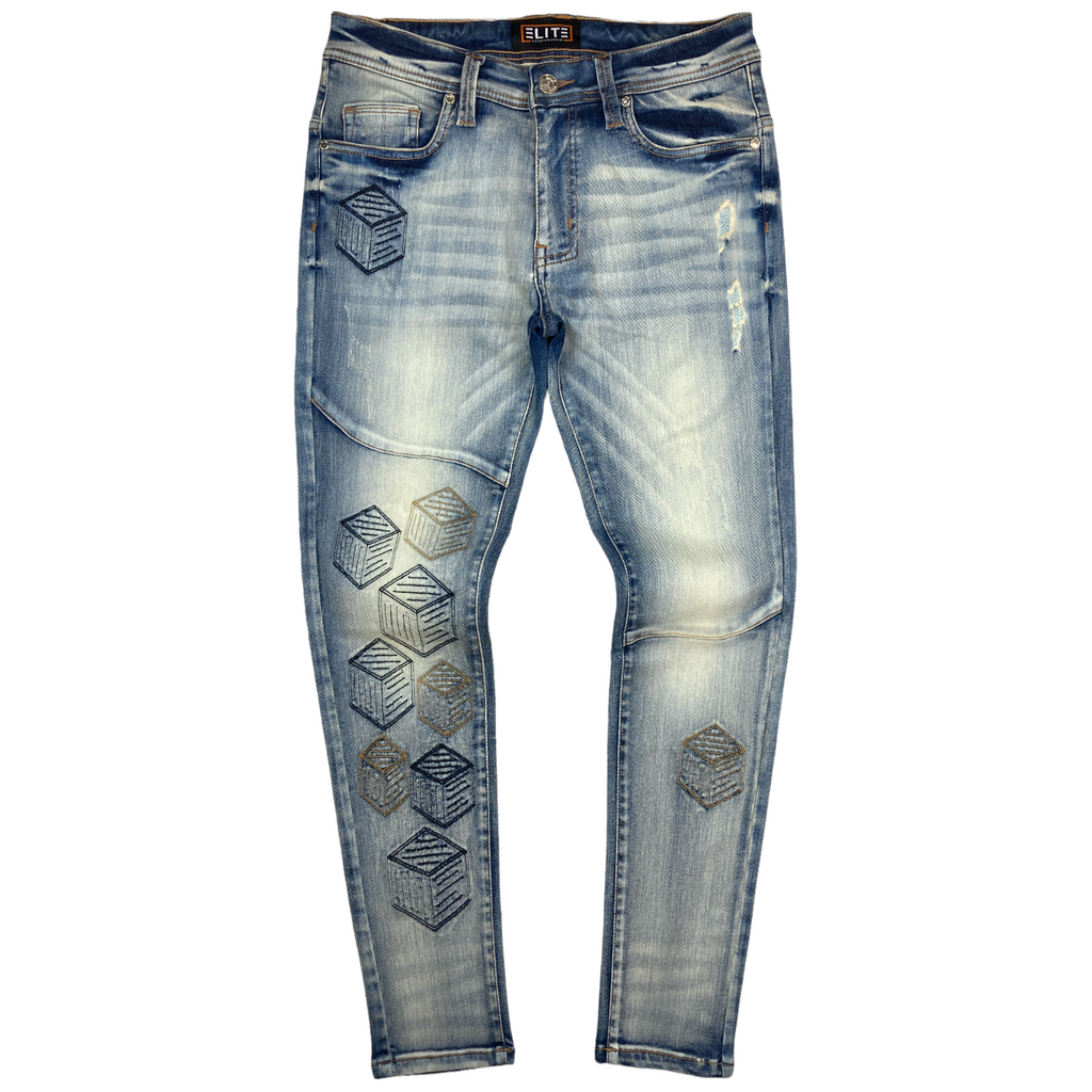 Geometry Premium Men's Skinny Jeans Dirty