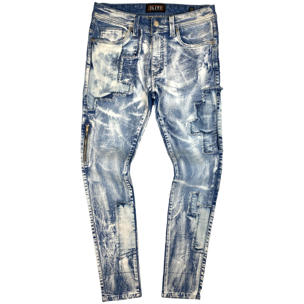 Sizzle Premium Men's Skinny Jeans Blue