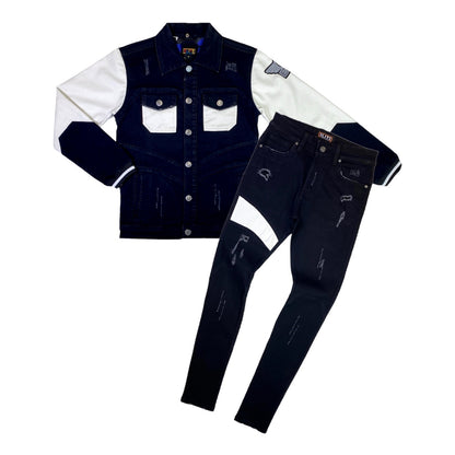 Panda Jet Men's Premium Denim Set
