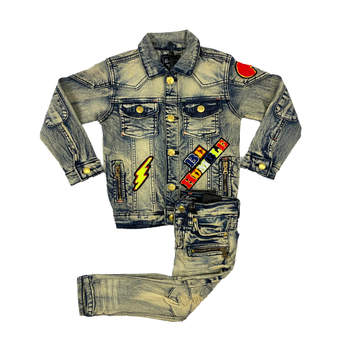 Tornado Kids Denim Set Premium Designer Clothing Elite Premium Denim