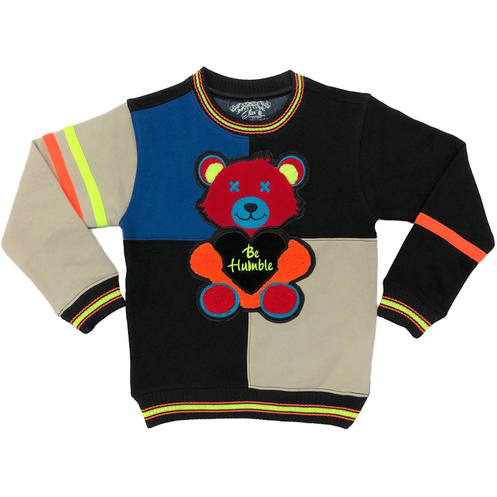 Bear Patch I Kids Sweatshirt - Elite Premium Denim