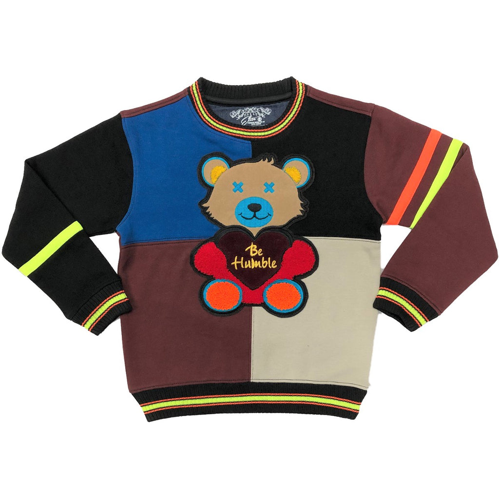 Bear Patch II Kids Sweatshirt - Elite Premium Denim
