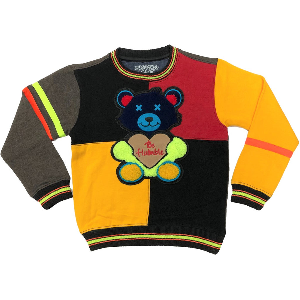 Bear Patch III Kids Sweatshirt - Elite Premium Denim