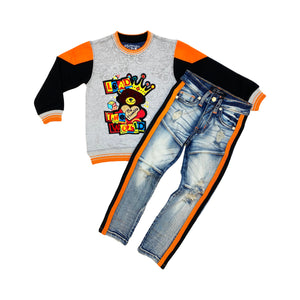 Orange Fin Premium Kids Jeans - Elite Premium Denim