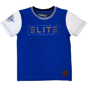 Marina Elite Stone Blue Kids Tee - Elite Premium Denim