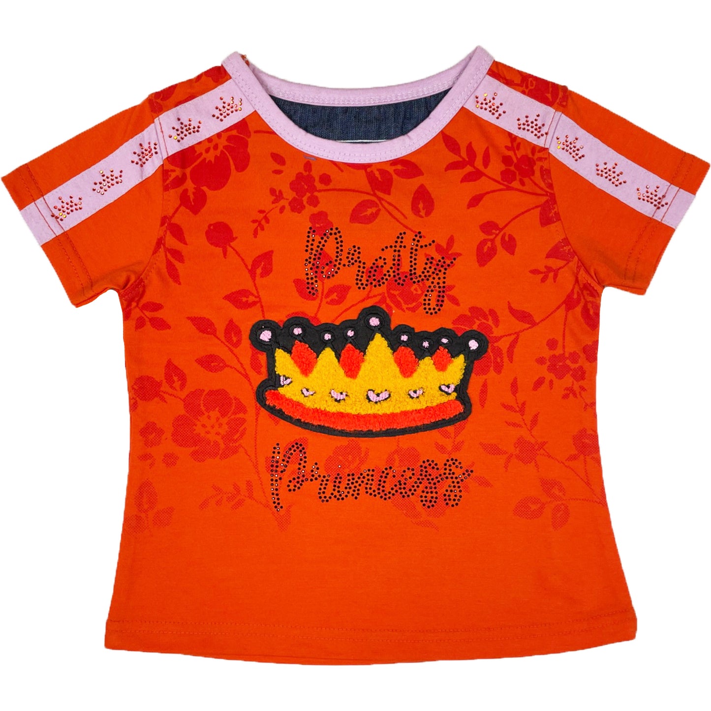 Crown Line Premium Girls Tee Orange