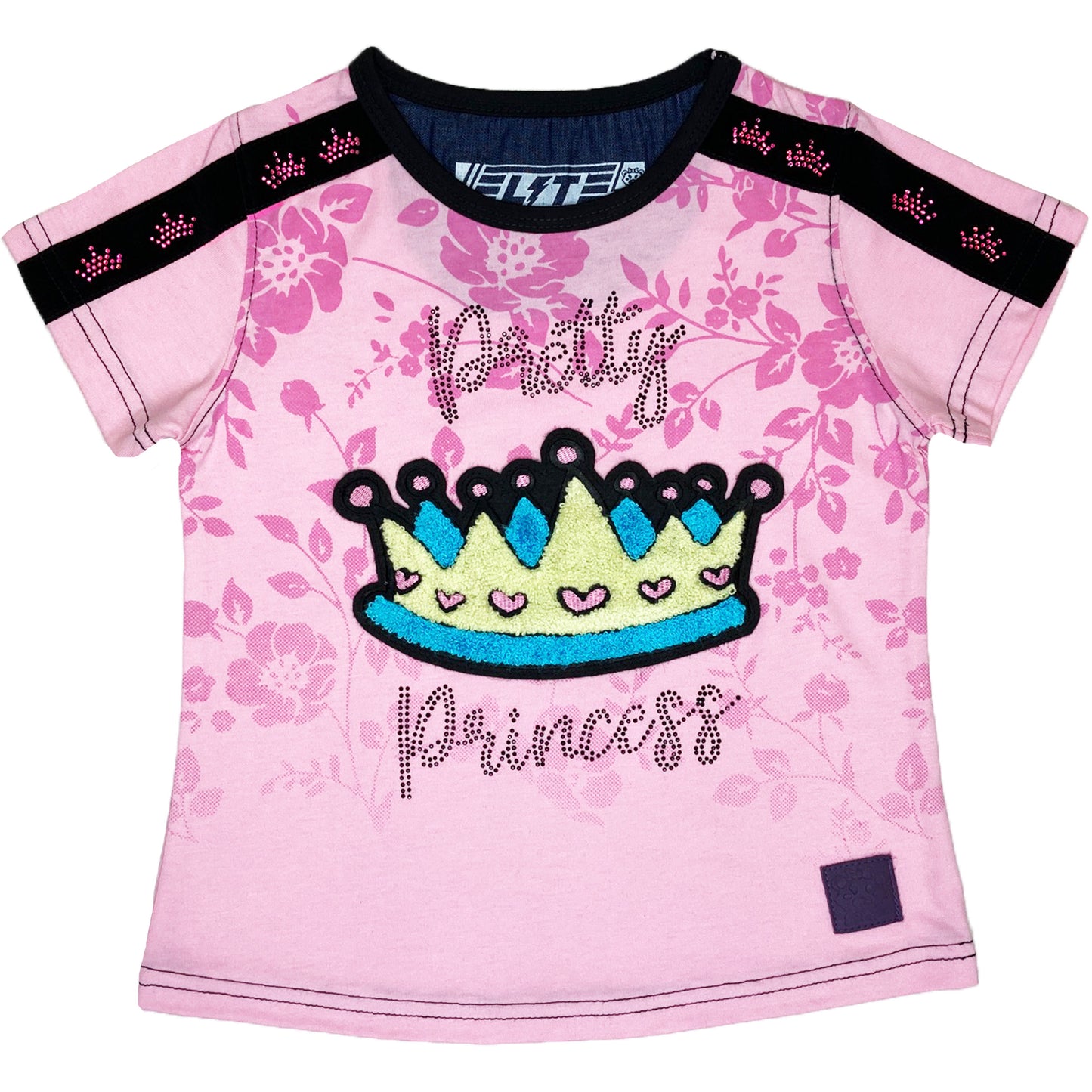 Crown Line Premium Girls Tee Pink