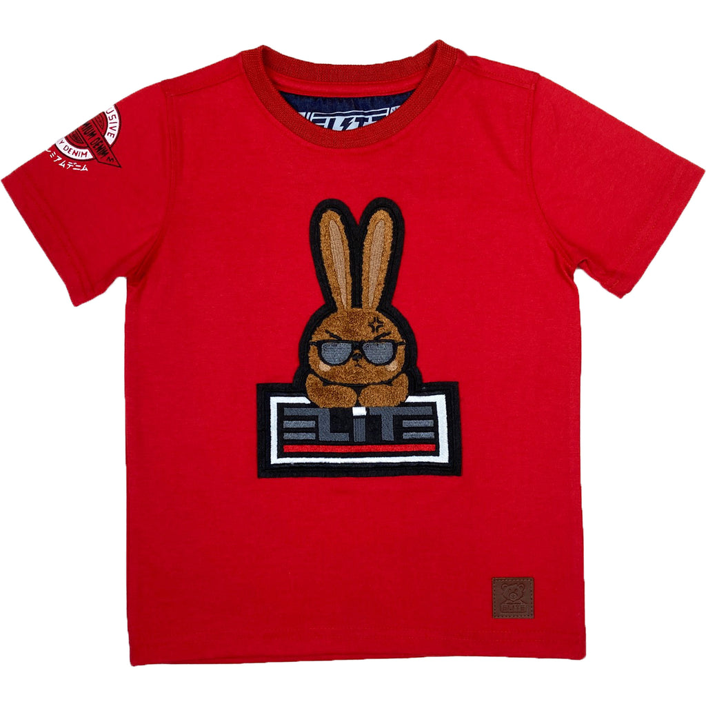 Bunny Premium Kids Tee Red