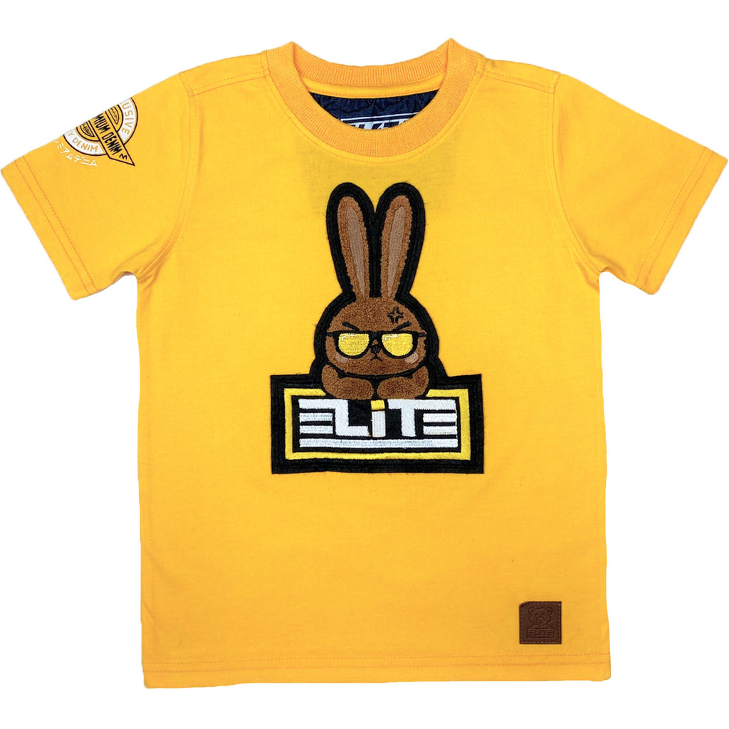 Bunny Premium Kids Tee Yellow