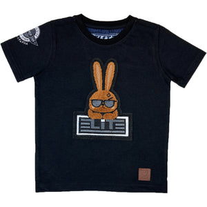 Bunny Premium Kids Tee Black