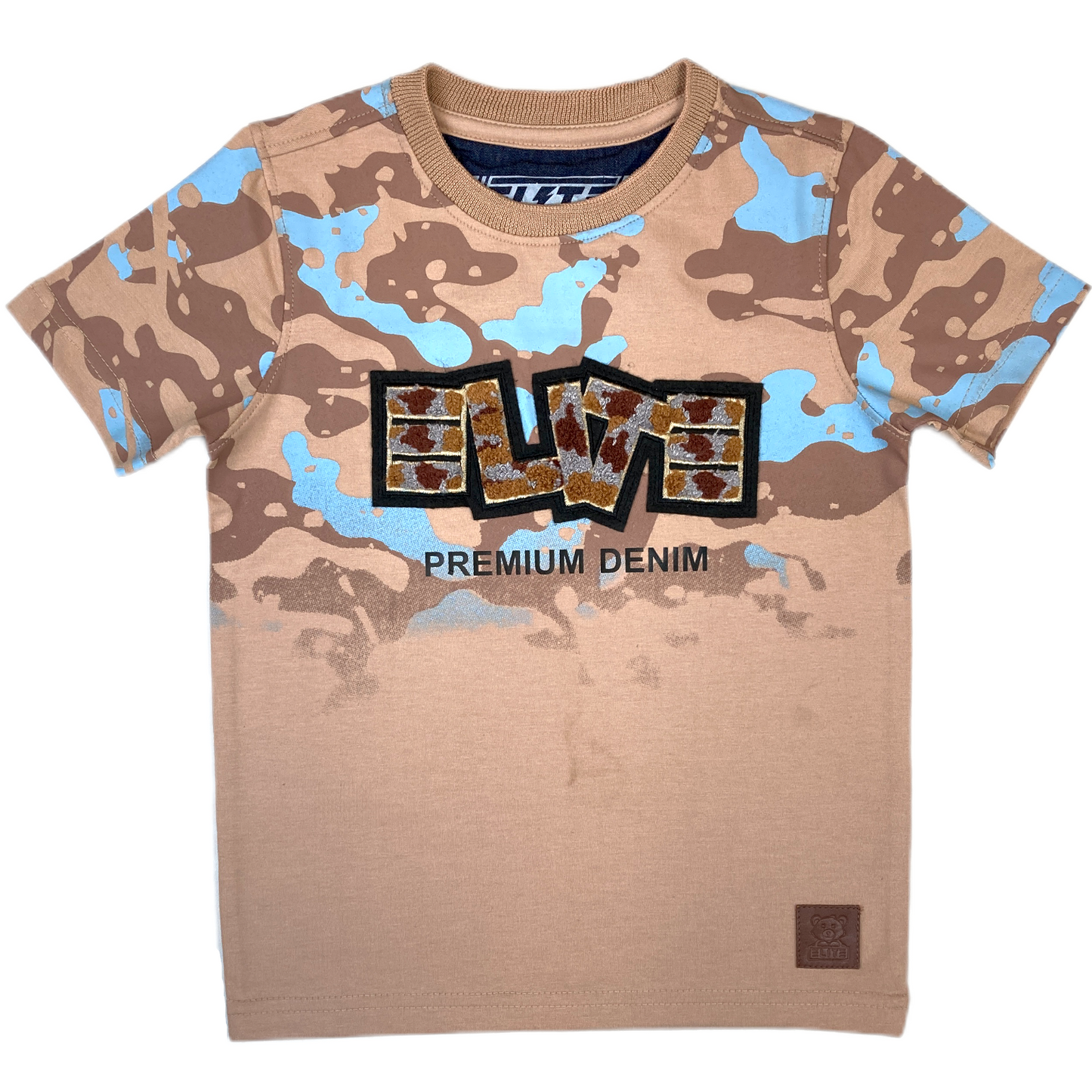 Desert Camo Premium Kids Tee