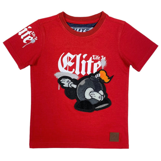 Da Bomb Premium Kids Tee Red