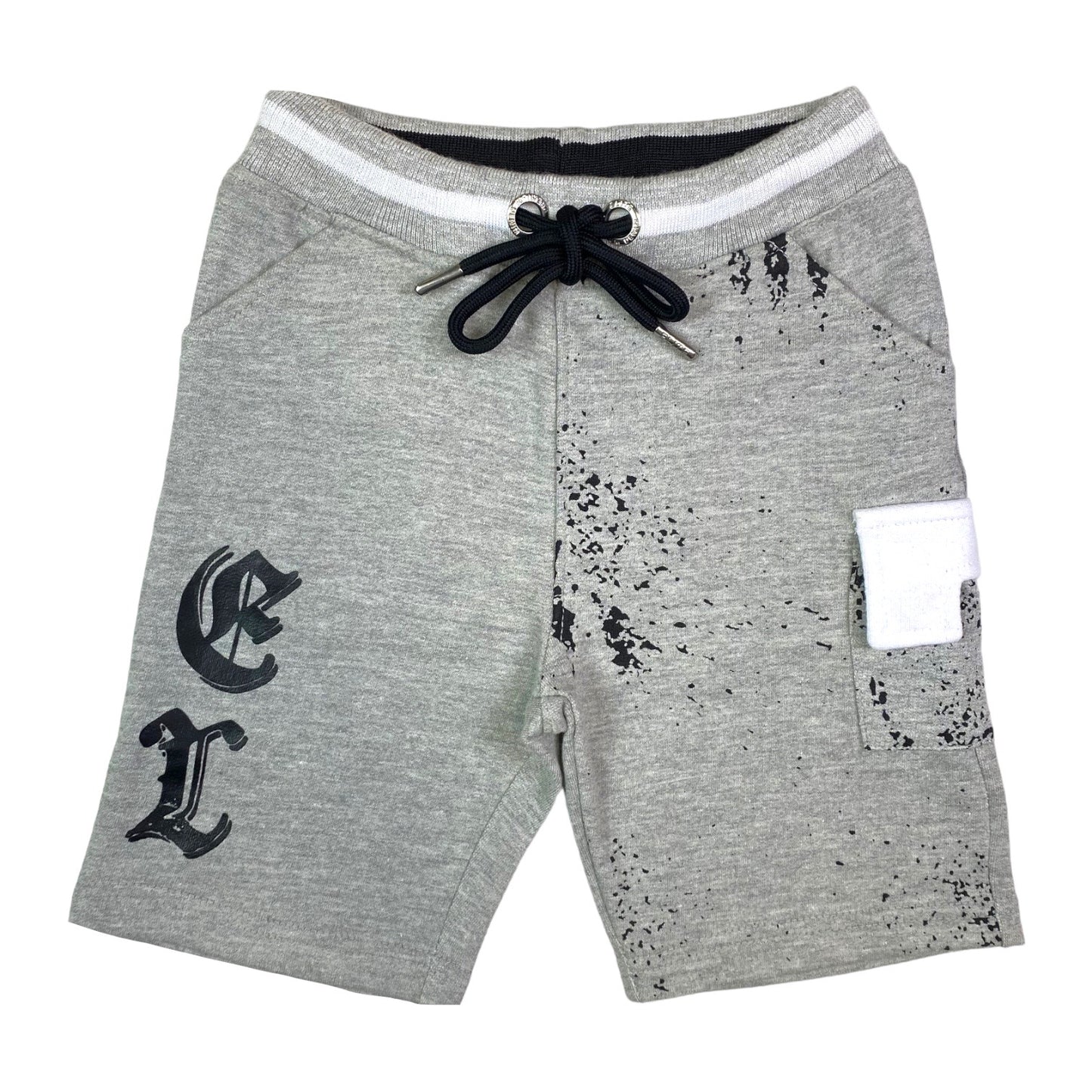 Dystopia Premium Kids Knit Shorts Grey